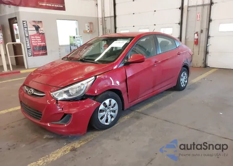2016 Hyundai Accent Se z USA, uszkodzony, nr VIN KMHCT4AEXGU013049